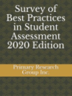 cover image of Survey of Best Practices in Student Assessment